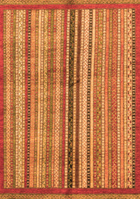 Abstract Orange Modern Rug, abs3453org