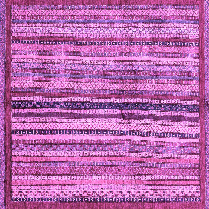 Square Abstract Purple Modern Rug, abs3453pur