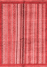 Abstract Red Modern Rug, abs3453red