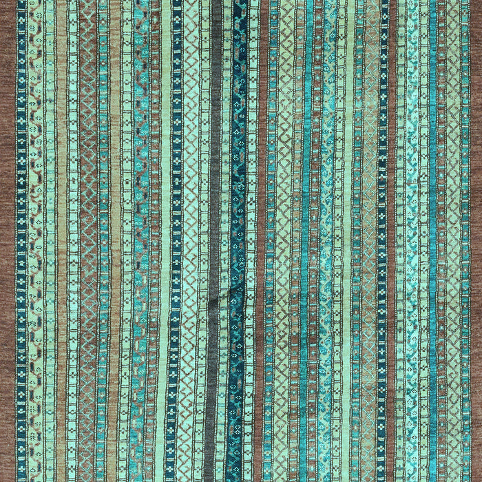 Abstract Light Blue Modern Rug, abs3453lblu