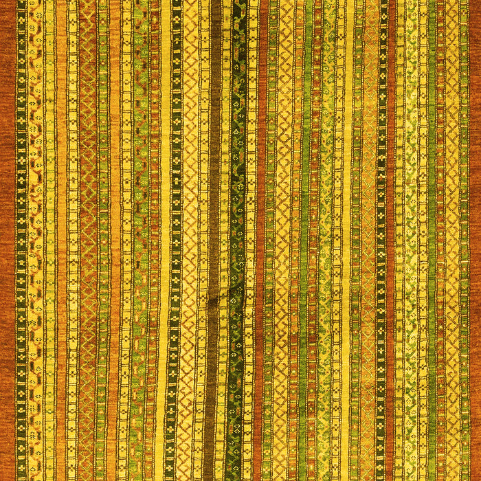 Abstract Yellow Modern Rug, abs3453yw