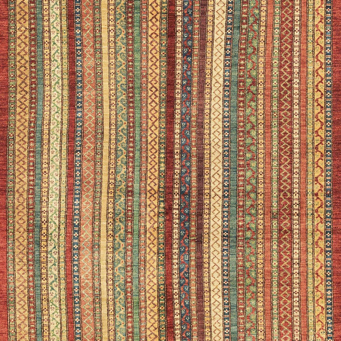 Abstract Metallic Gold Modern Rug, abs3454