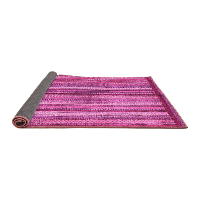 Sideview of Abstract Pink Modern Rug, abs3454pnk