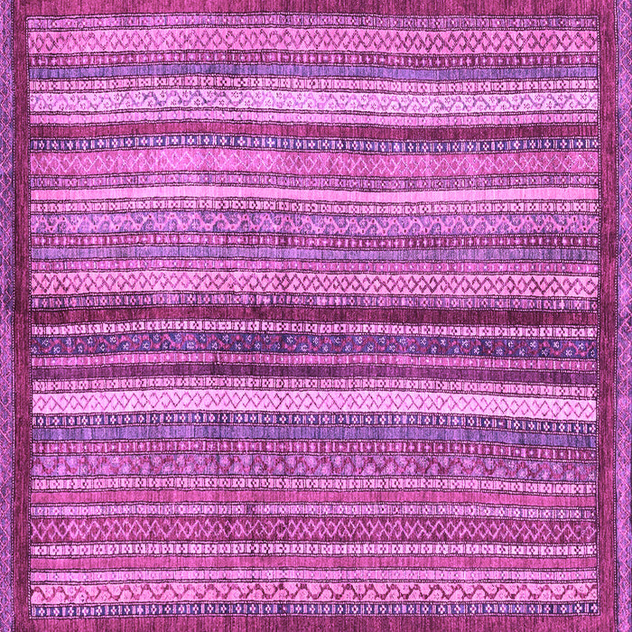 Square Machine Washable Abstract Purple Modern Area Rugs, wshabs3454pur