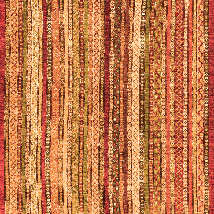 Machine Washable Abstract Orange Modern Area Rugs, wshabs3454org