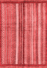 Abstract Red Modern Rug, abs3454red