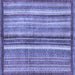 Square Abstract Blue Modern Rug, abs3454blu