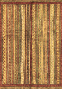 Abstract Brown Modern Rug, abs3454brn