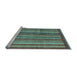 Sideview of Machine Washable Abstract Light Blue Modern Rug, wshabs3455lblu