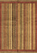 Abstract Brown Modern Rug, abs3455brn