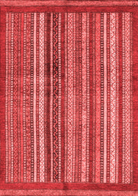 Abstract Red Modern Rug, abs3455red