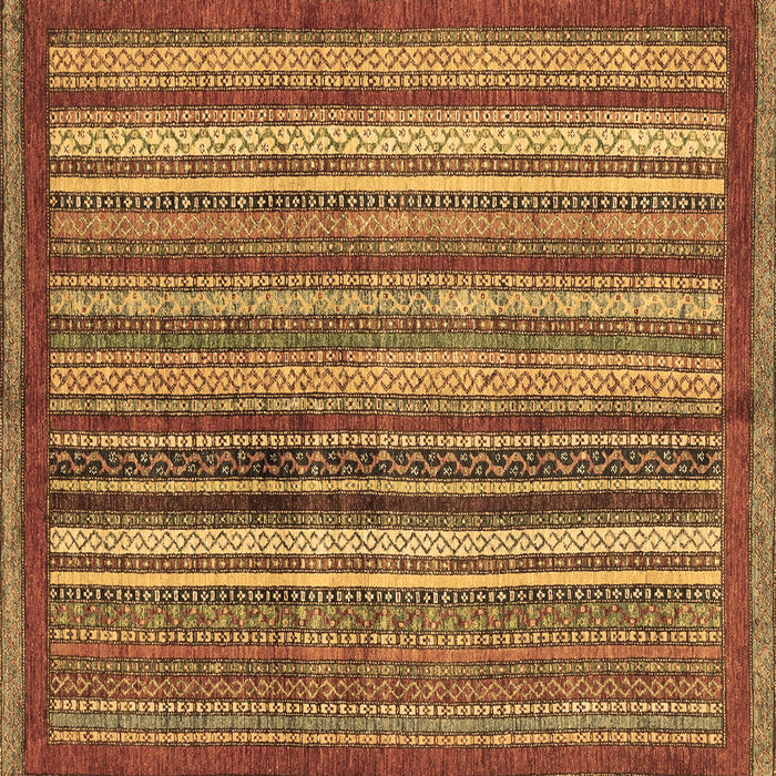 Square Abstract Brown Modern Rug, abs3455brn