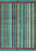 Abstract Light Blue Modern Rug, abs3455lblu