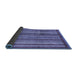 Sideview of Abstract Blue Modern Rug, abs3455blu