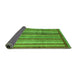 Sideview of Abstract Green Modern Rug, abs3455grn