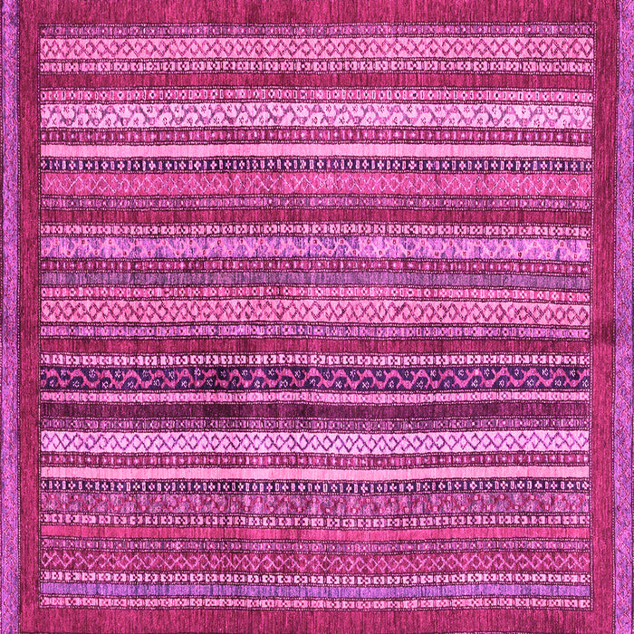 Square Machine Washable Abstract Pink Modern Rug, wshabs3455pnk
