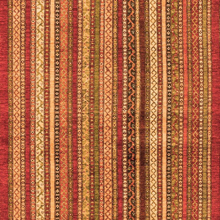 Machine Washable Abstract Orange Modern Area Rugs, wshabs3455org