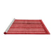 Modern Red Washable Rugs