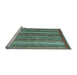 Sideview of Machine Washable Abstract Light Blue Modern Rug, wshabs3456lblu