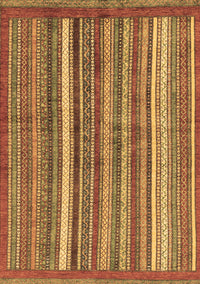 Abstract Brown Modern Rug, abs3456brn