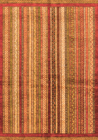 Abstract Orange Modern Rug, abs3457org