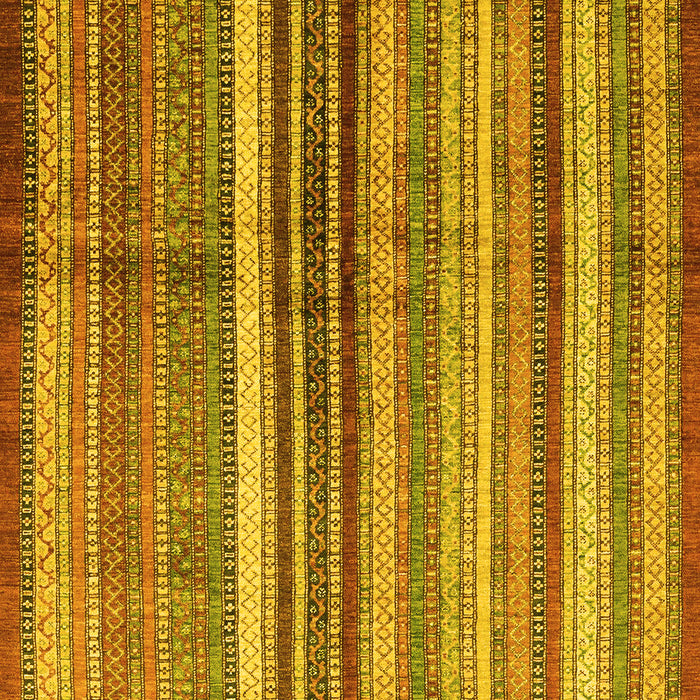 Machine Washable Abstract Yellow Modern Rug, wshabs3457yw