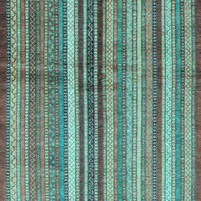 Abstract Light Blue Modern Rug, abs3457lblu