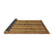 Sideview of Abstract Brown Modern Rug, abs3457brn