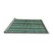 Sideview of Machine Washable Abstract Light Blue Modern Rug, wshabs3457lblu