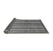 Sideview of Abstract Gray Modern Rug, abs3457gry