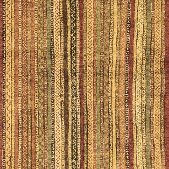 Machine Washable Abstract Brown Modern Rug, wshabs3458brn