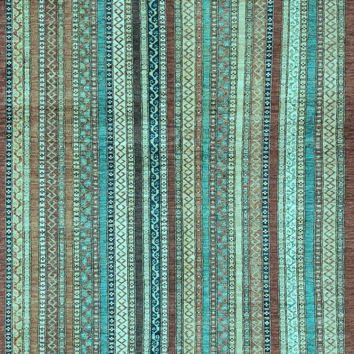Machine Washable Abstract Light Blue Modern Rug, wshabs3458lblu
