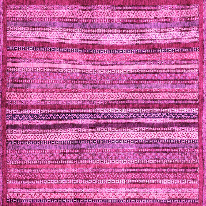 Square Abstract Pink Modern Rug, abs3458pnk