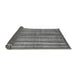 Sideview of Abstract Gray Modern Rug, abs3458gry