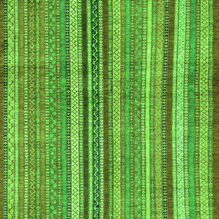 Machine Washable Abstract Green Modern Area Rugs, wshabs3458grn