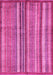 Machine Washable Abstract Pink Modern Rug, wshabs3458pnk