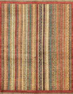 Machine Washable Abstract Metallic Gold Rug, wshabs3459