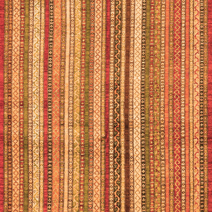 Machine Washable Abstract Orange Modern Area Rugs, wshabs3459org