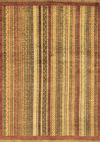 Abstract Brown Modern Rug, abs3459brn