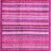 Square Machine Washable Abstract Pink Modern Rug, wshabs3459pnk