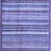 Square Abstract Blue Modern Rug, abs3459blu