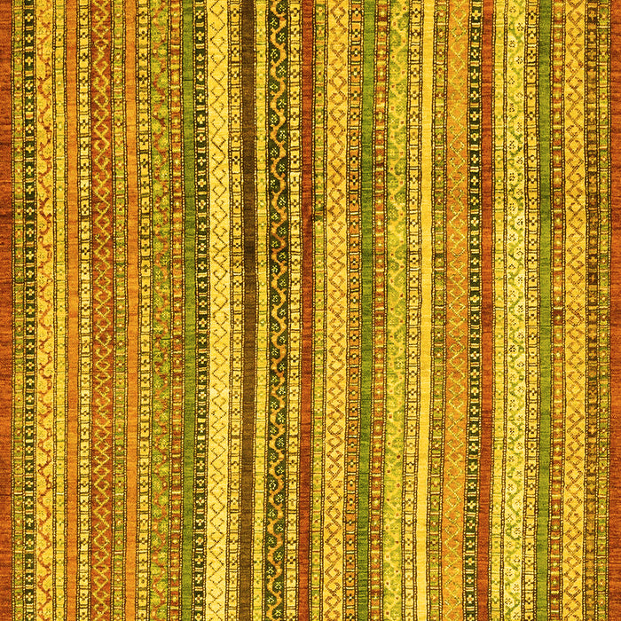 Machine Washable Abstract Yellow Modern Rug, wshabs3459yw
