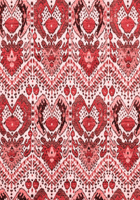 Abstract Red Modern Rug, abs345red