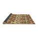 Sideview of Abstract Brown Modern Rug, abs345brn