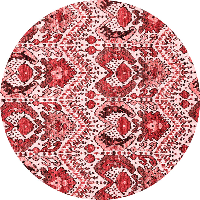 Machine Washable Abstract Red Modern Rug, wshabs345red