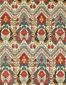 Abstract Red Brown Modern Rug, abs345