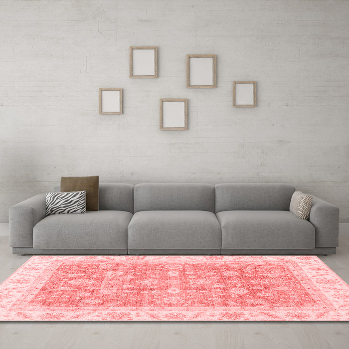 Traditional Red Washable Rugs