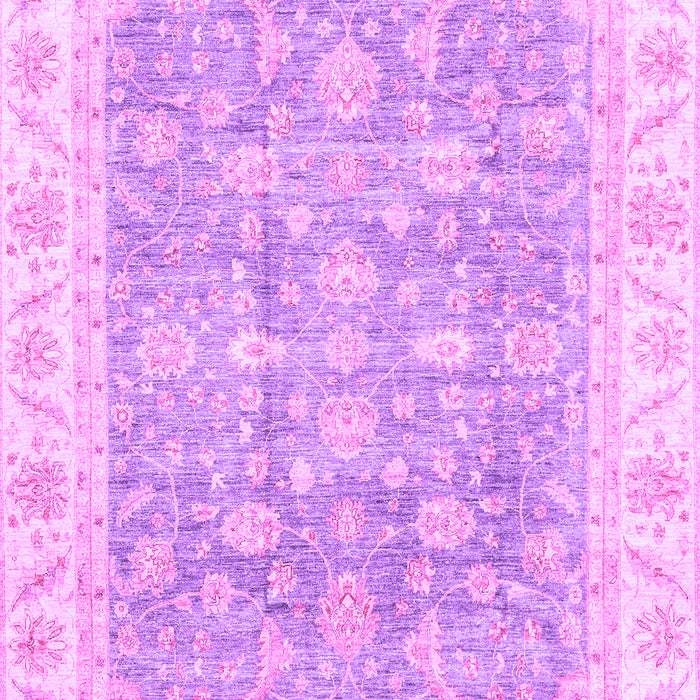 Machine Washable Oriental Purple Traditional Area Rugs, wshabs3460pur