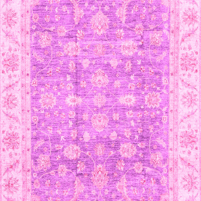 Machine Washable Oriental Pink Traditional Rug, wshabs3460pnk