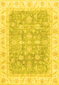 Oriental Yellow Traditional Rug, abs3460yw